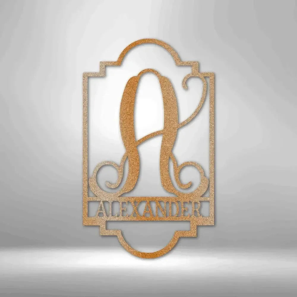 Custom Regal Metal Art Sign