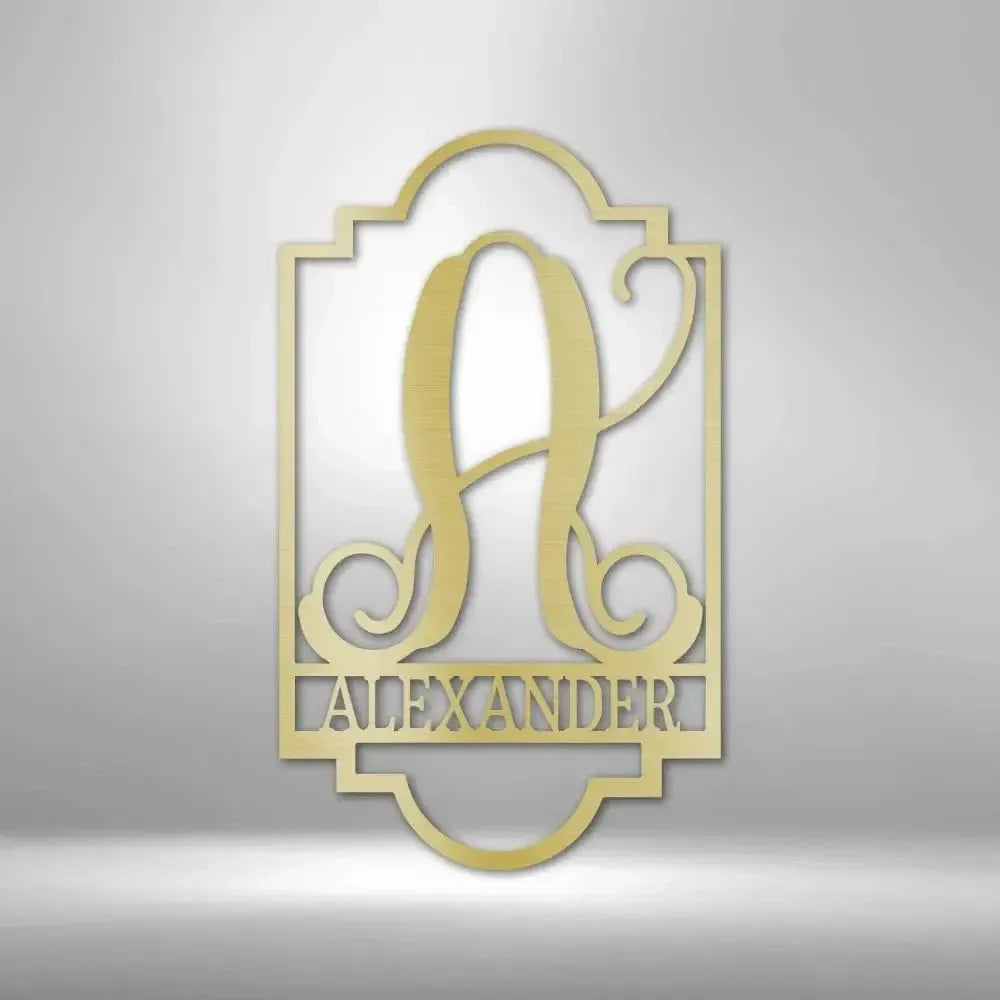 Custom Regal Metal Art Sign