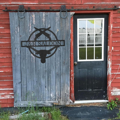 Custom Saloon Metal Art Sign