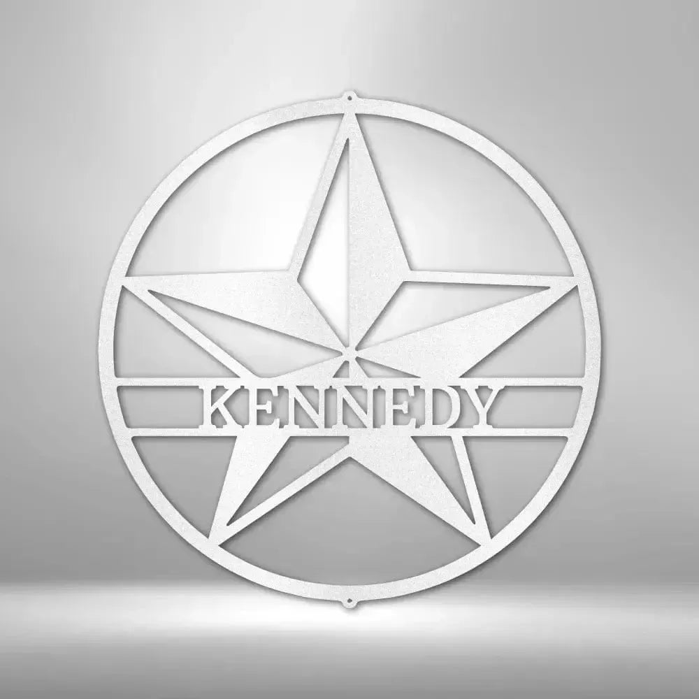 Custom Star Metal Art Sign