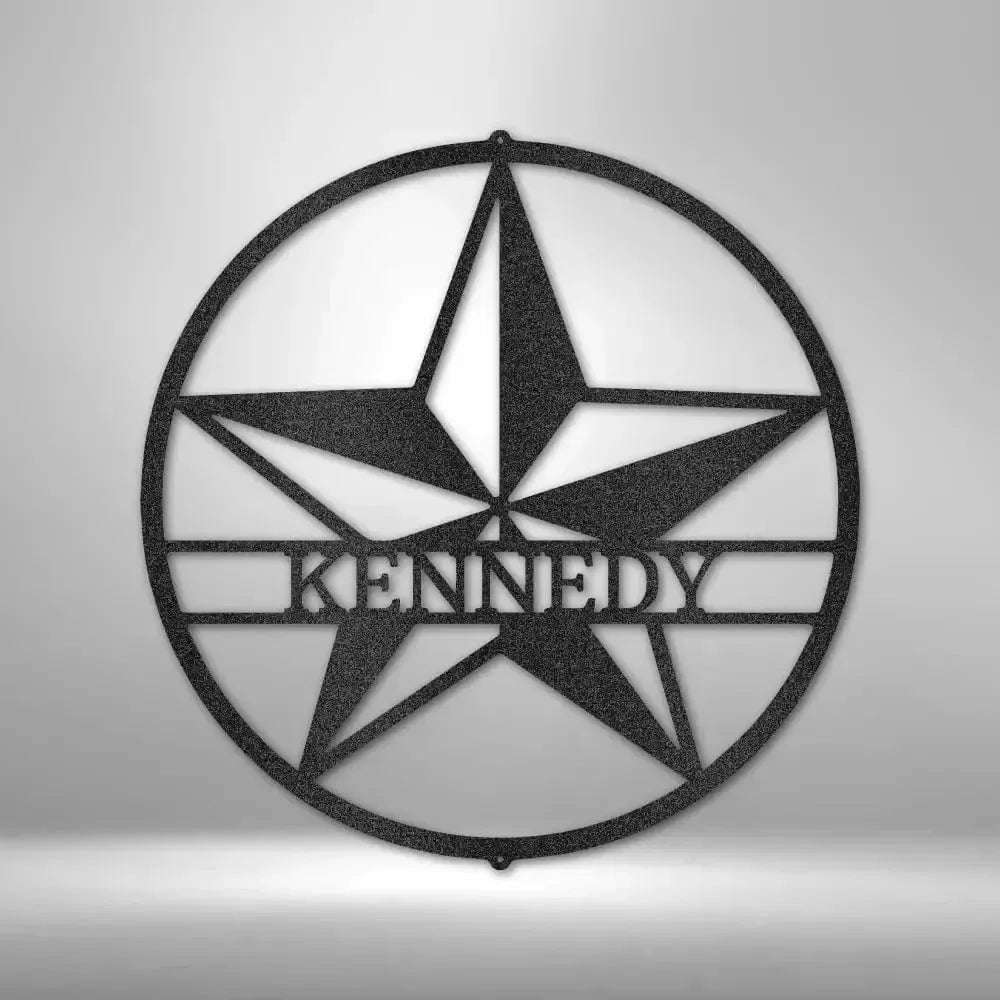 Custom Star Metal Art Sign