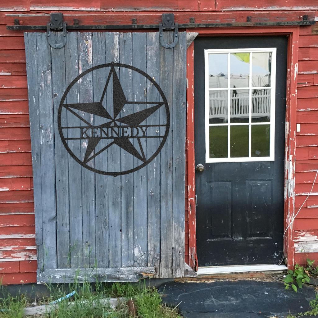 Custom Star Metal Art Sign