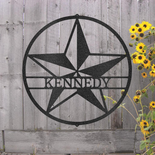 Custom Star Metal Art Sign