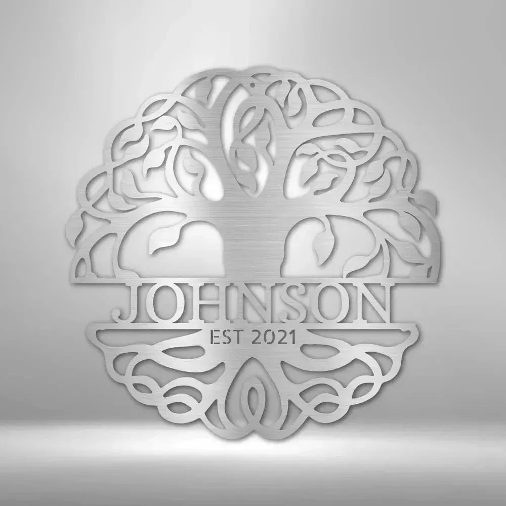Custom Tree of Life Metal Art Sign