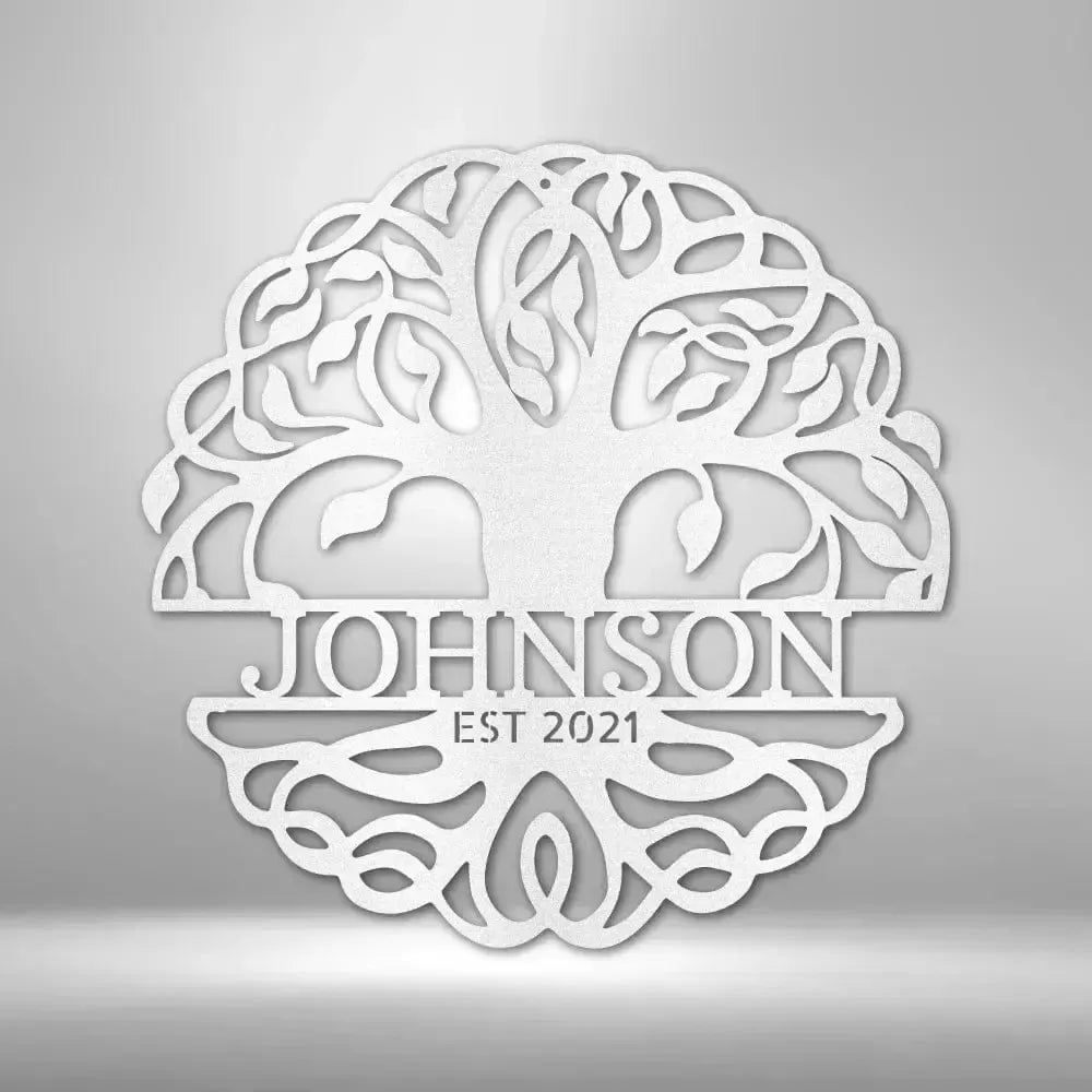 Custom Tree of Life Metal Art Sign