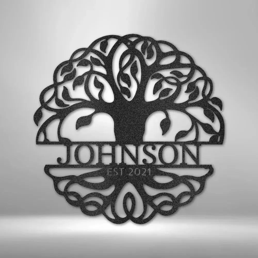Custom Tree of Life Metal Art Sign
