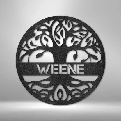 Custom Tree of Life Metal Art Sign