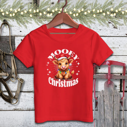 Cute Baby Cow Christmas Baby Shirt