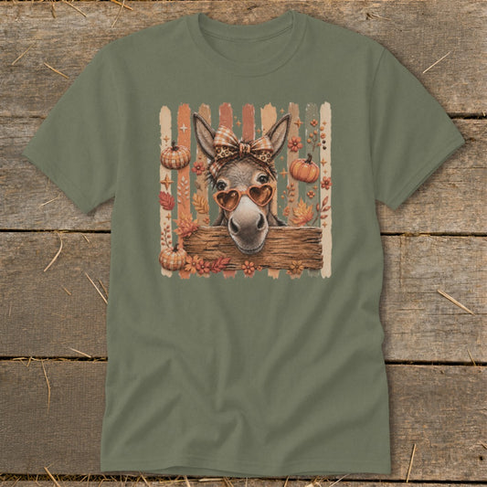Cute Fall Donkey Classic Tee