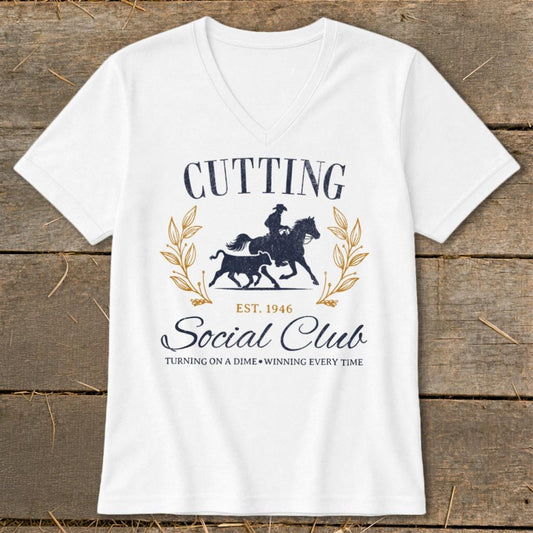 Cutting Social Club V-neck - White