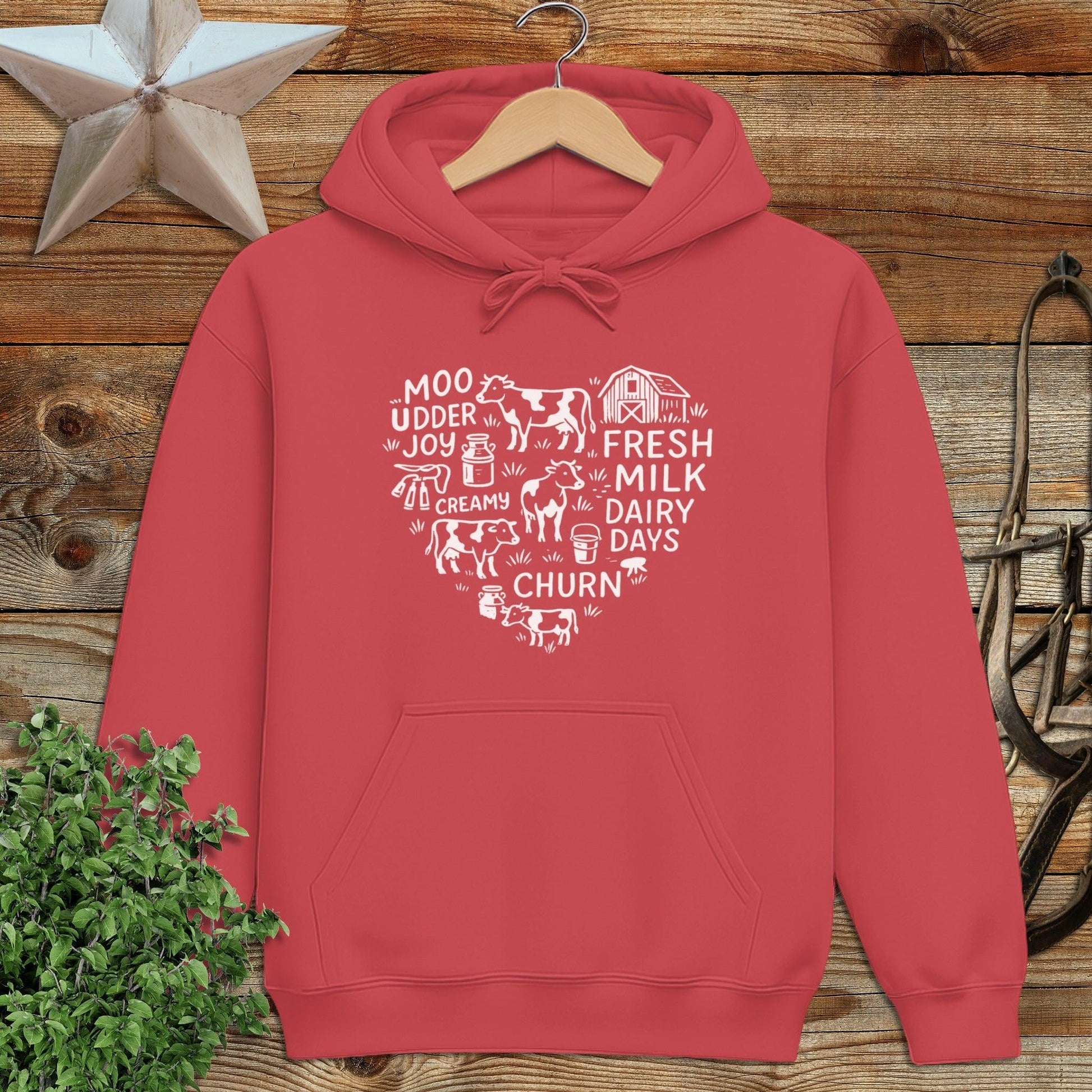 Dairy Farm Heart Hoodie