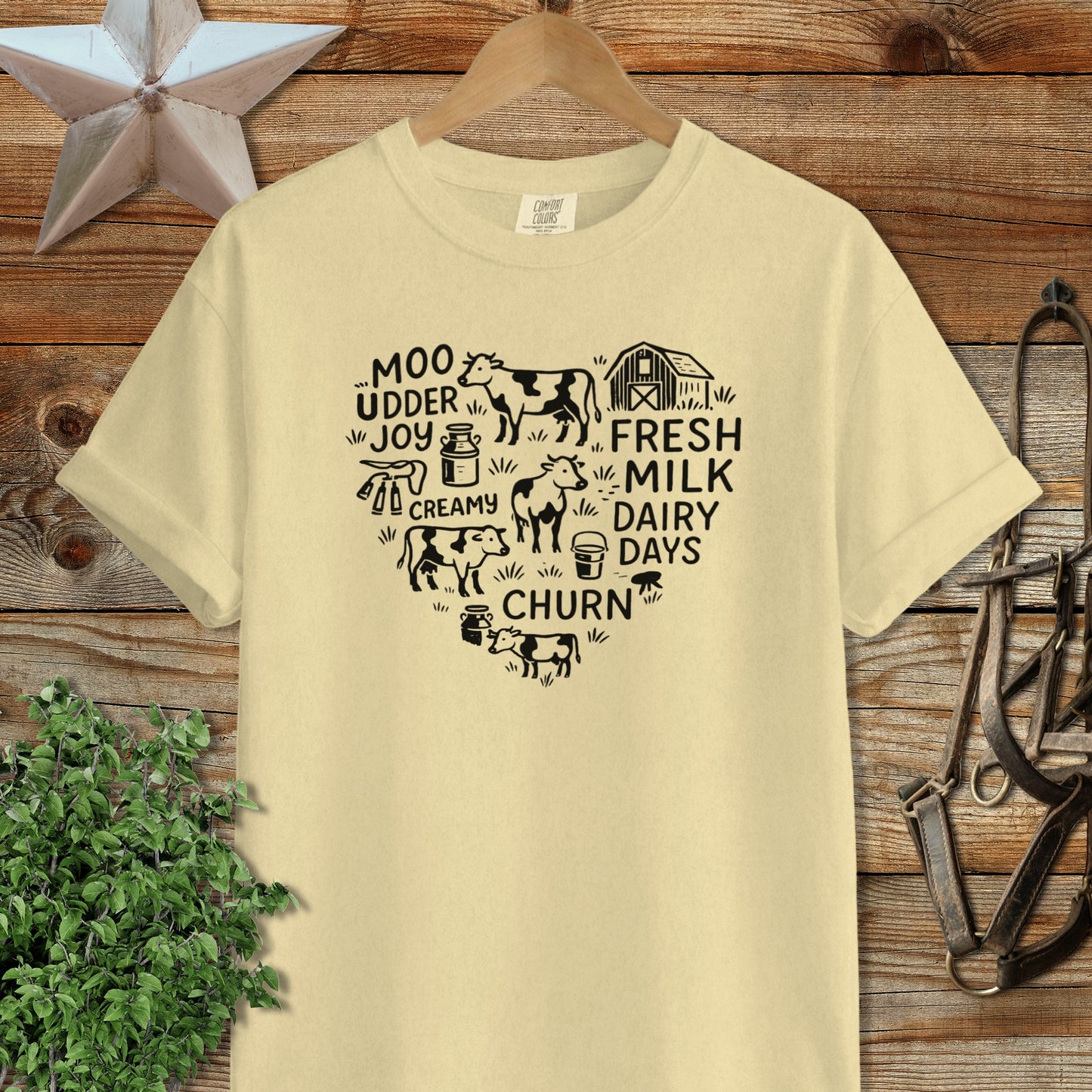 Dairy Farm Heart Signature Tee