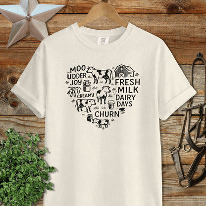 Dairy Farm Heart Signature Tee