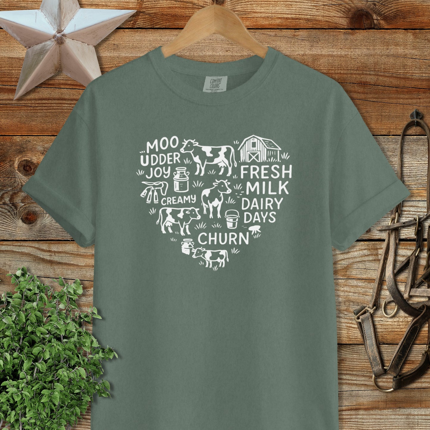 Dairy Farm Heart Signature Tee