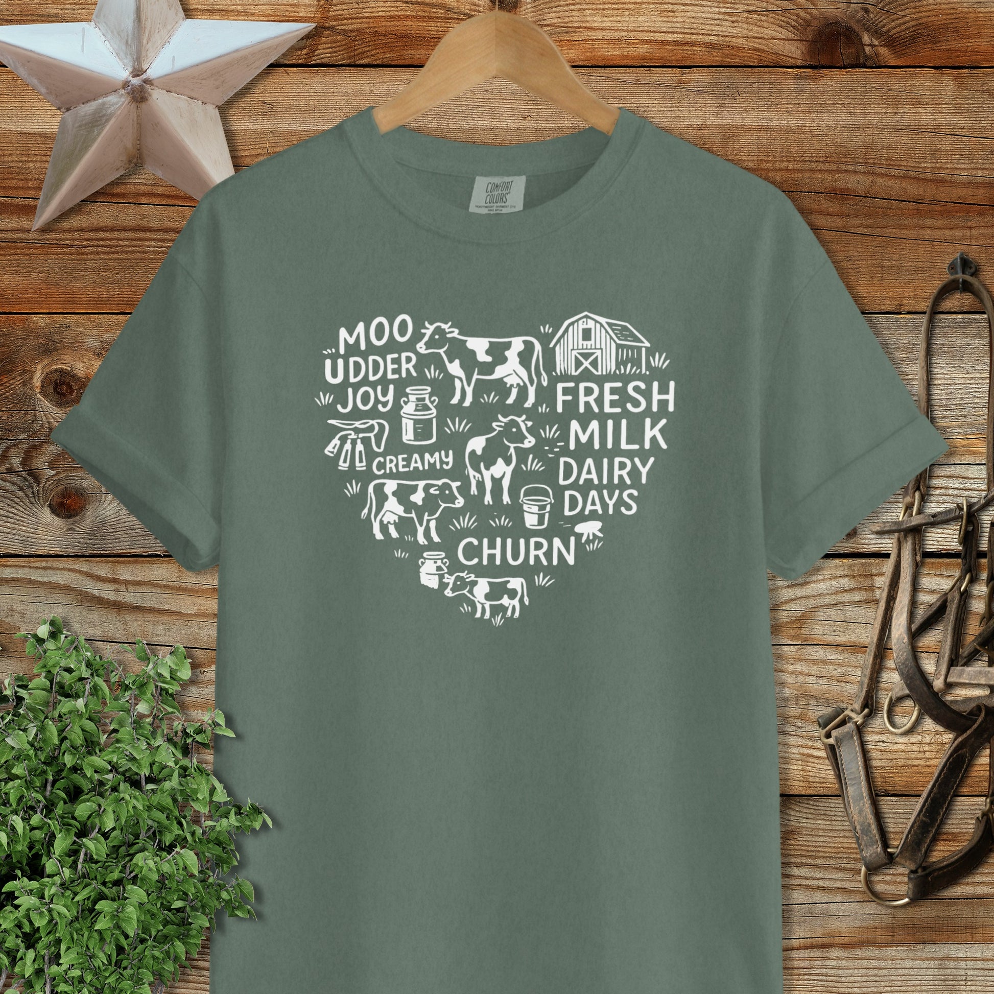 Dairy Farm Heart Signature Tee