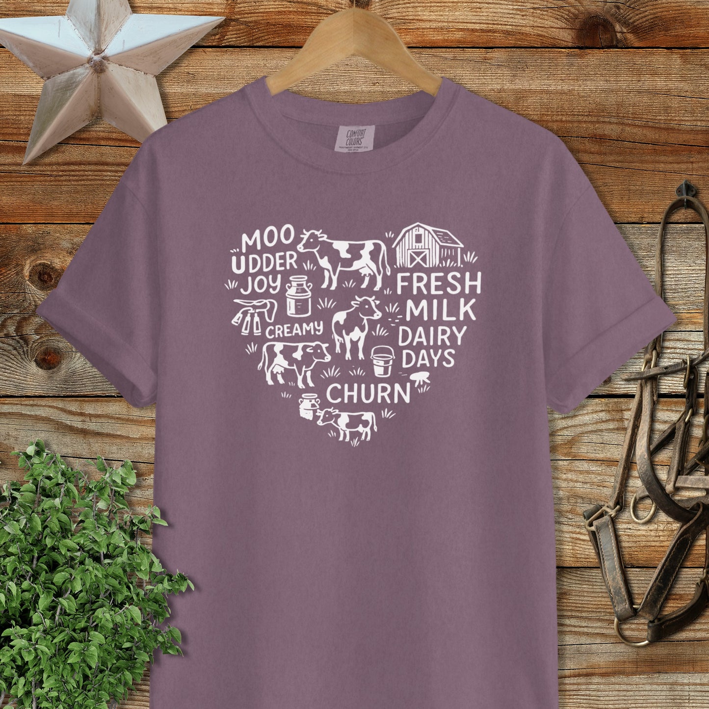 Dairy Farm Heart Signature Tee