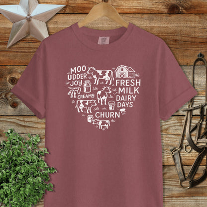 Dairy Farm Heart Signature Tee