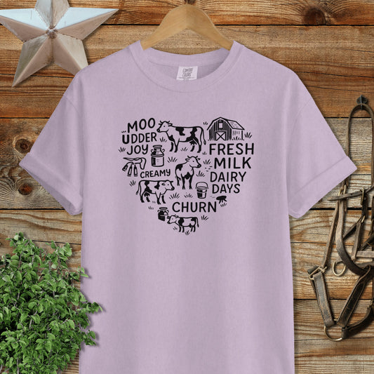 Dairy Farm Heart Signature Tee