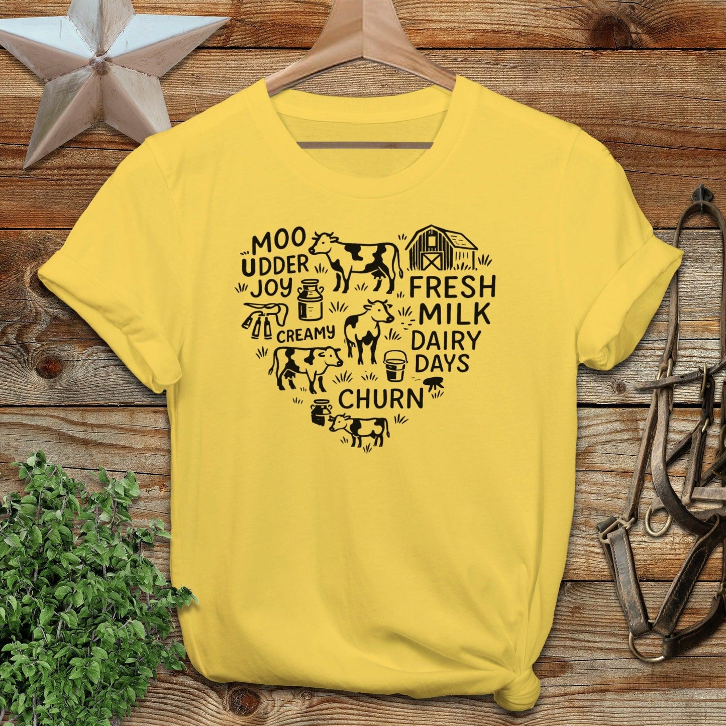 Dairy Farm Heart Softstyle Tee