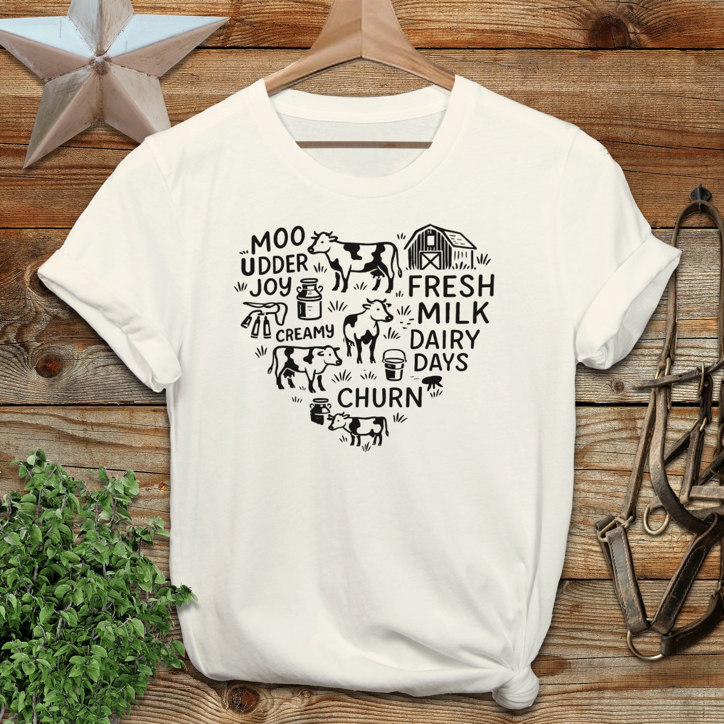 Dairy Farm Heart Softstyle Tee