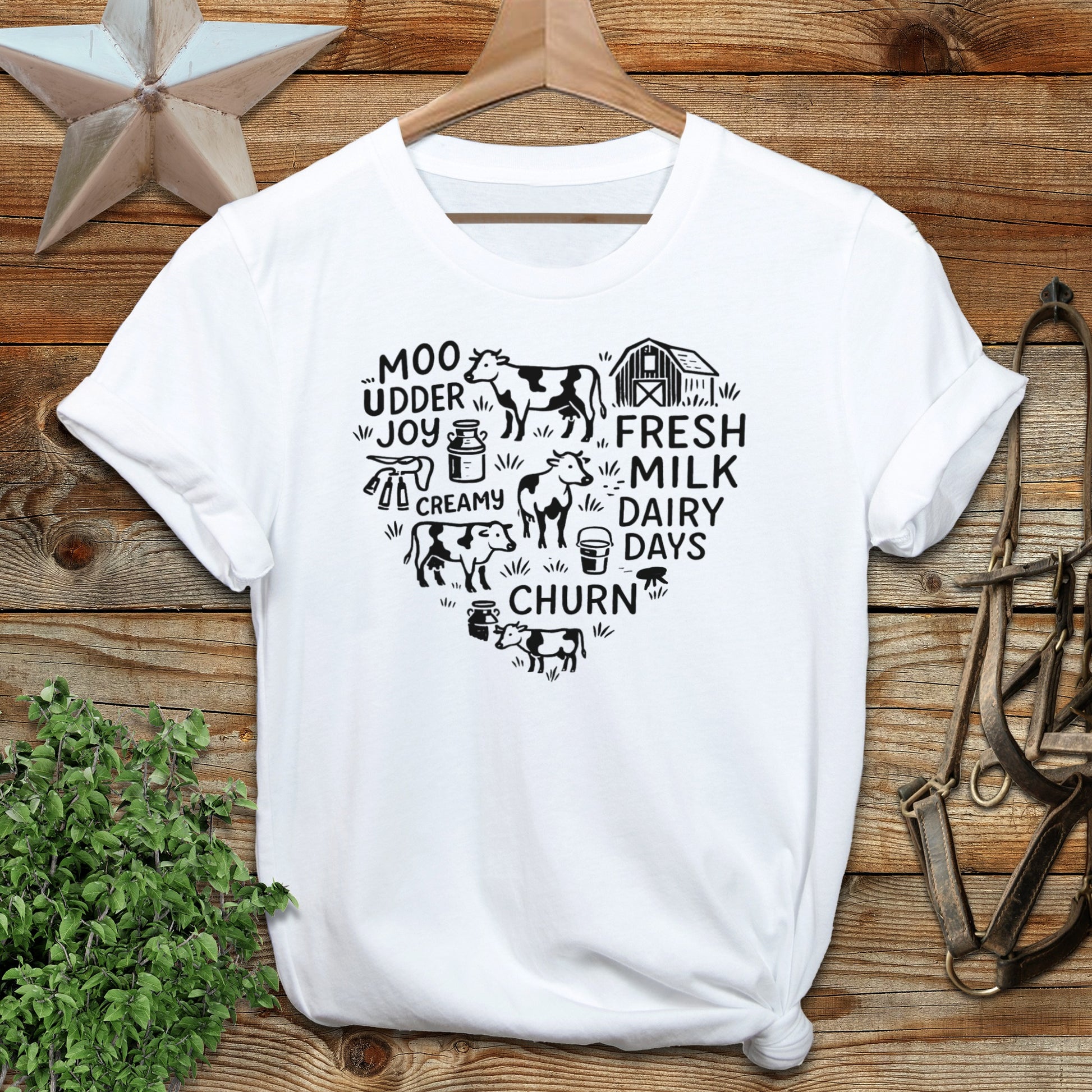Dairy Farm Heart Softstyle Tee
