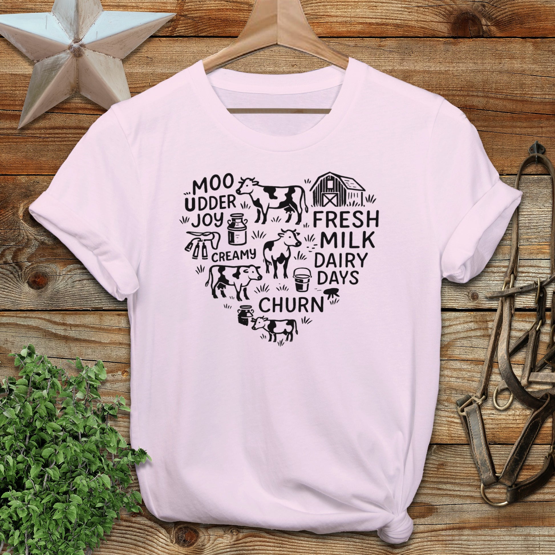 Dairy Farm Heart Softstyle Tee