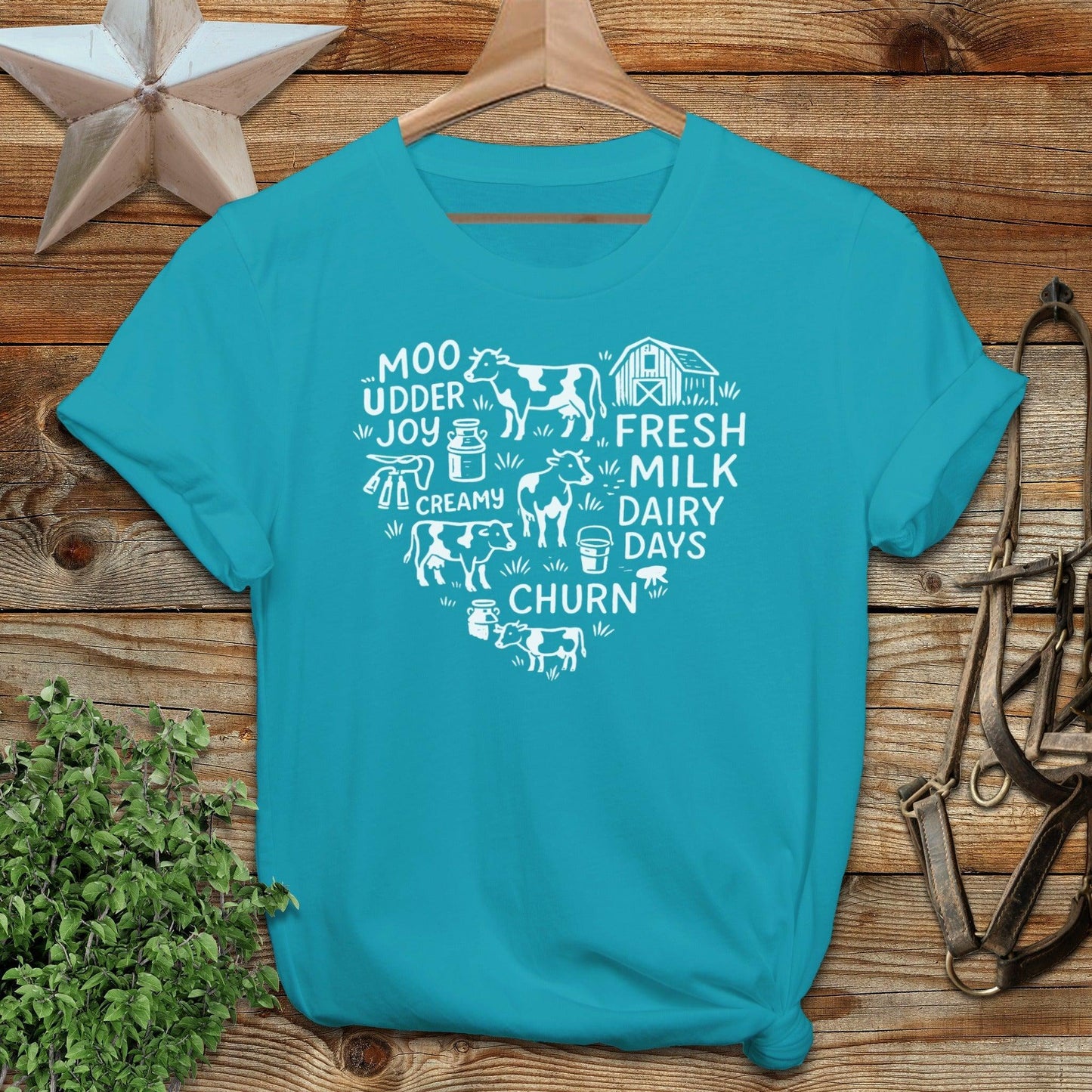 Dairy Farm Heart Softstyle Tee