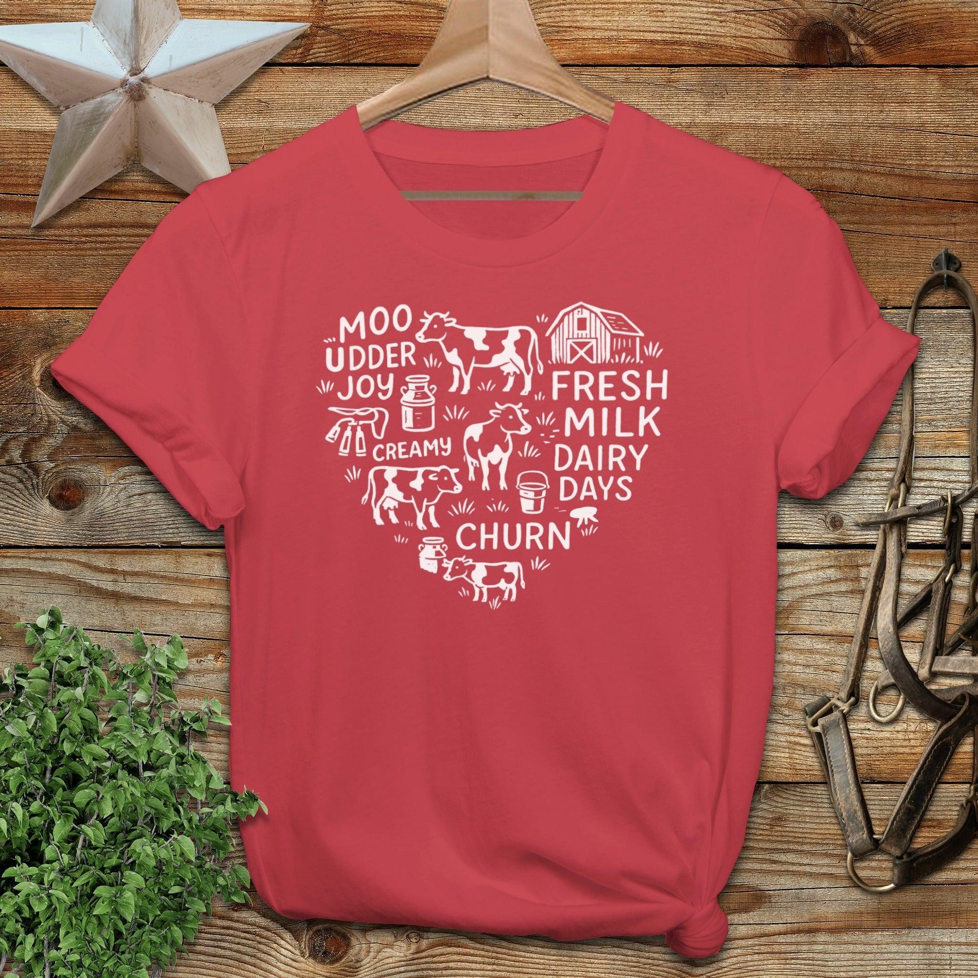 Dairy Farm Heart Softstyle Tee