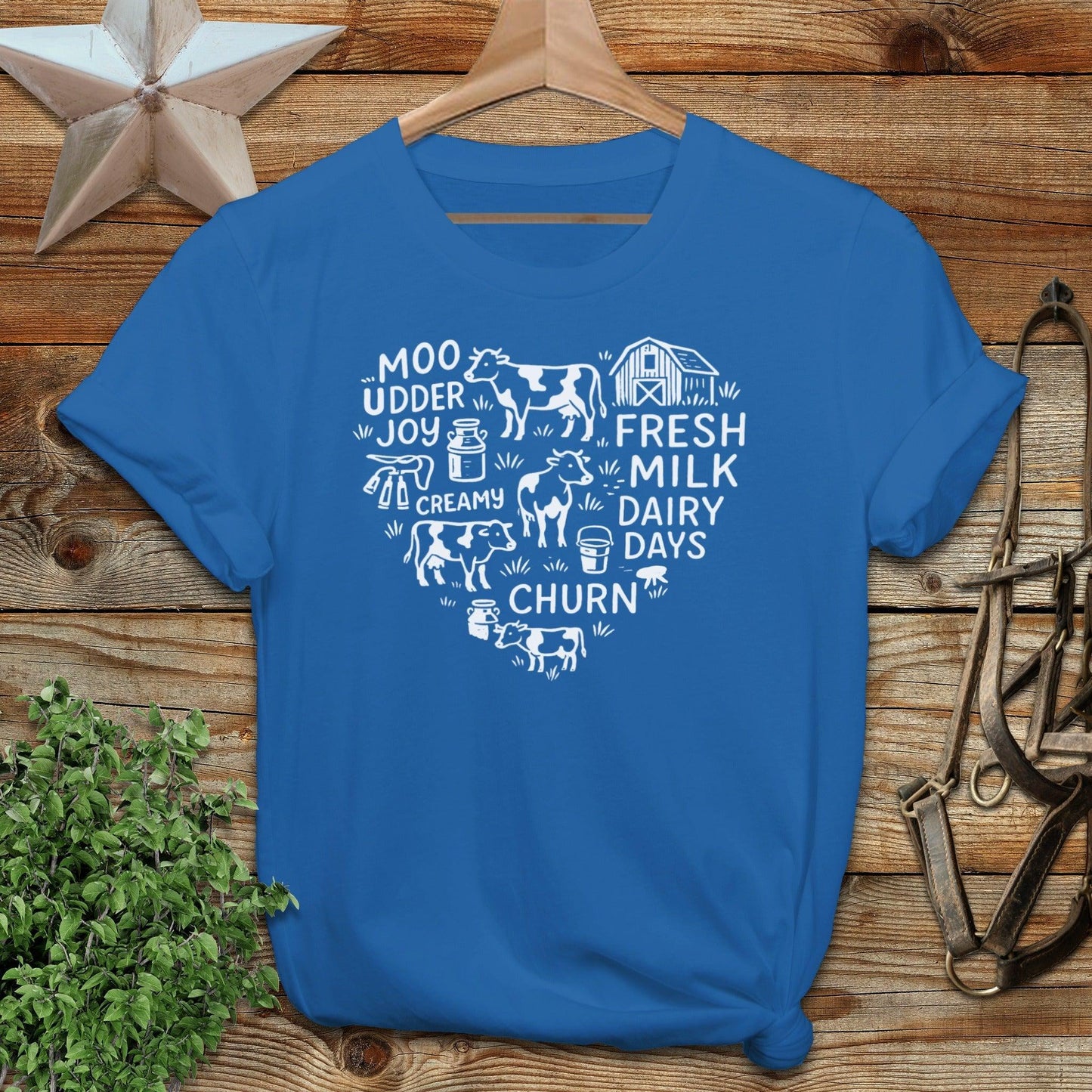 Dairy Farm Heart Softstyle Tee