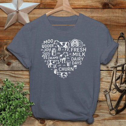 Dairy Farm Heart Softstyle Tee