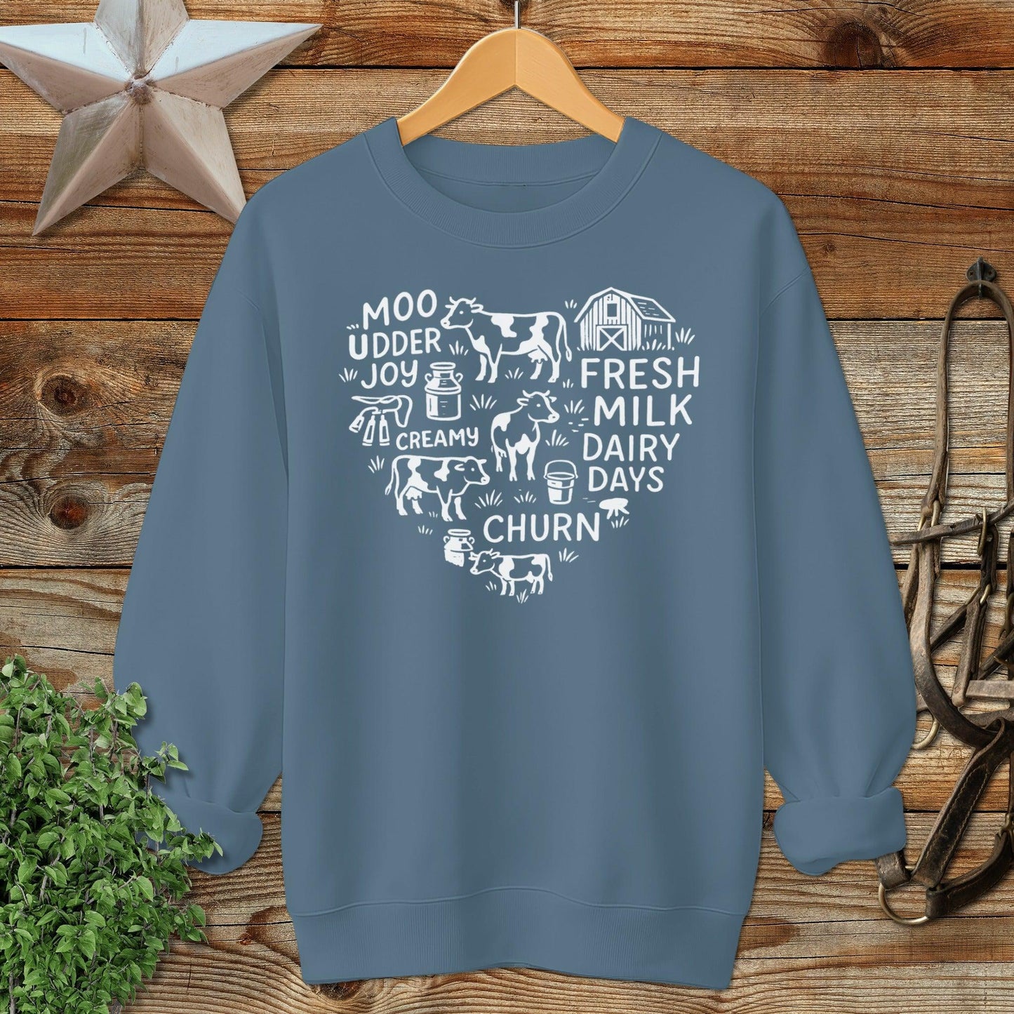 Dairy Farm Heart Sweatshirt
