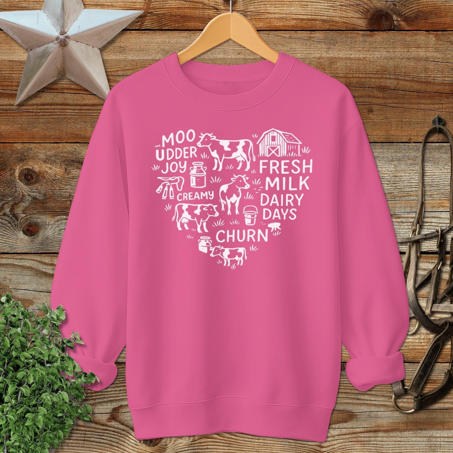 Dairy Farm Heart Sweatshirt