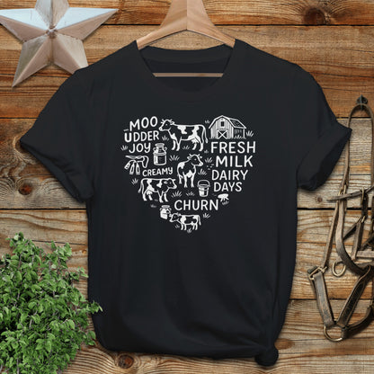 Dairy Farm Heart T-shirt