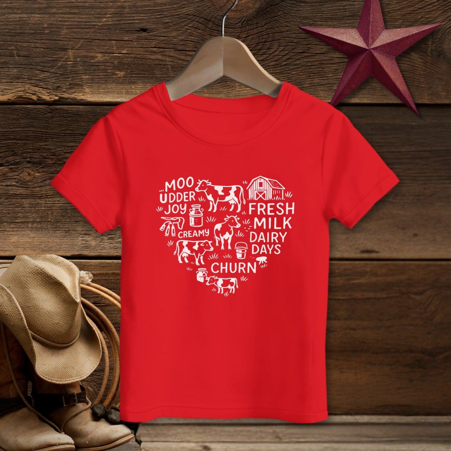 Dairy Farm Heart T-shirt (Toddler)