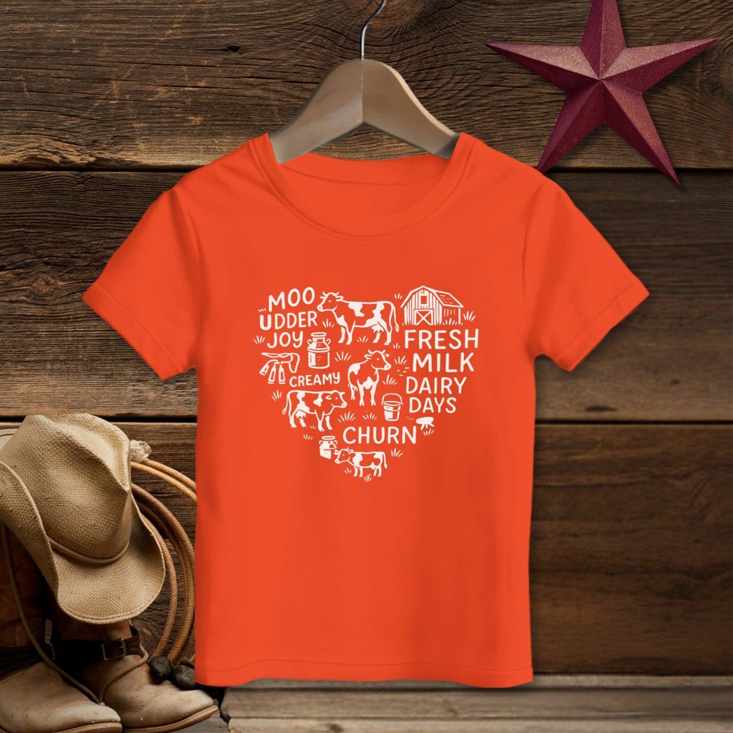 Dairy Farm Heart T-shirt (Toddler)