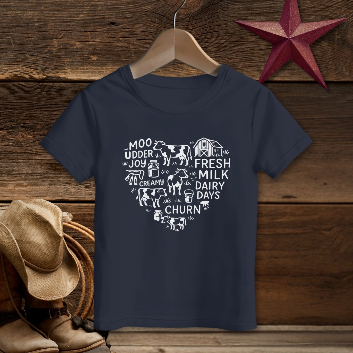 Dairy Farm Heart T-shirt (Toddler)