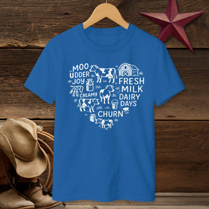 Dairy Farm Heart T-shirt (Youth)