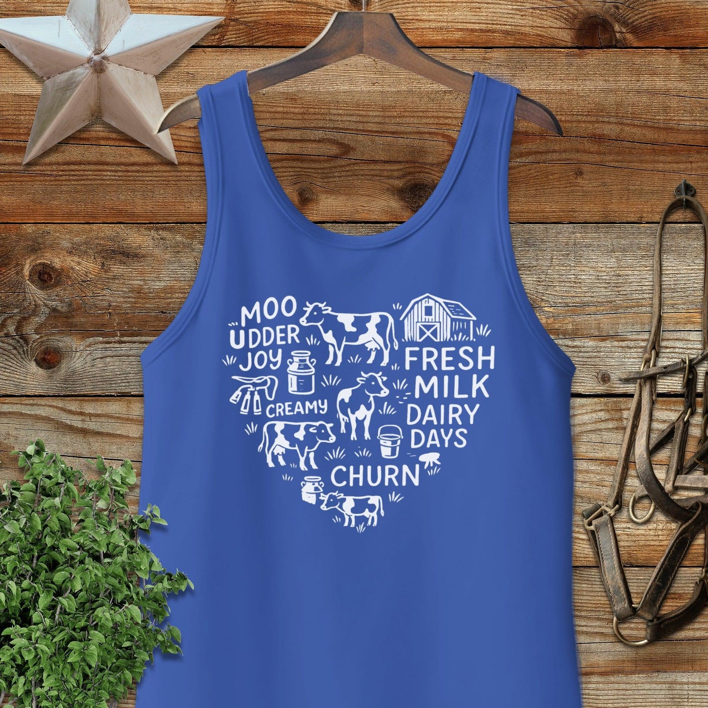 Dairy Farm Heart Tank Top