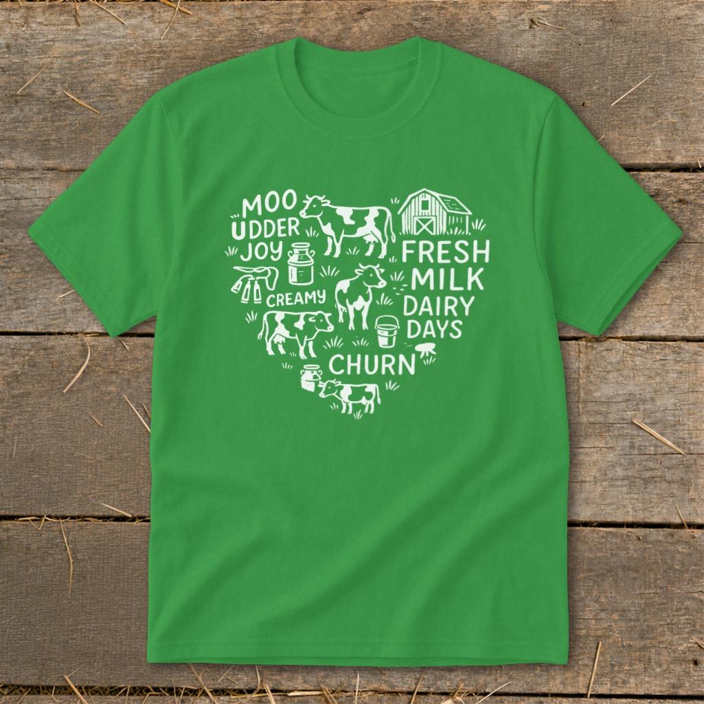 Dairy Farm Heart Youth Tee