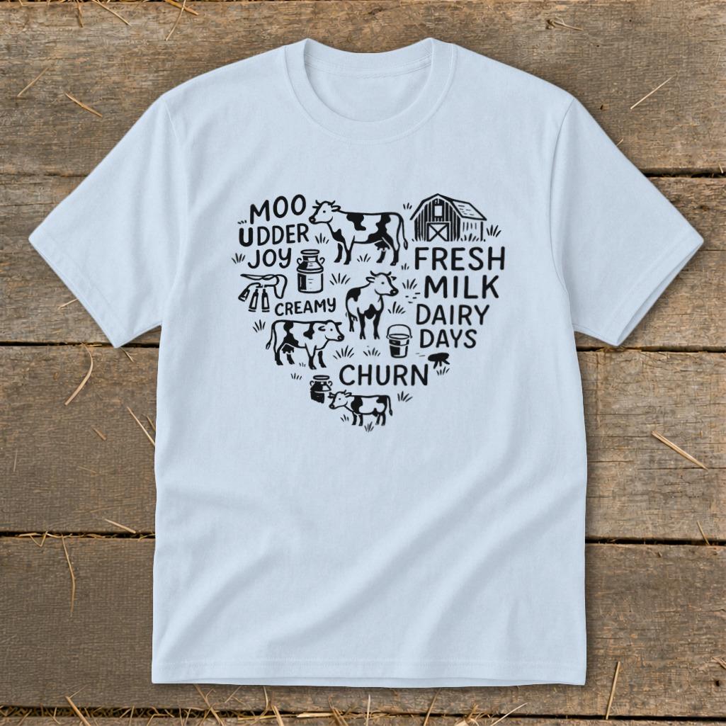 Dairy Farm Heart Youth Tee