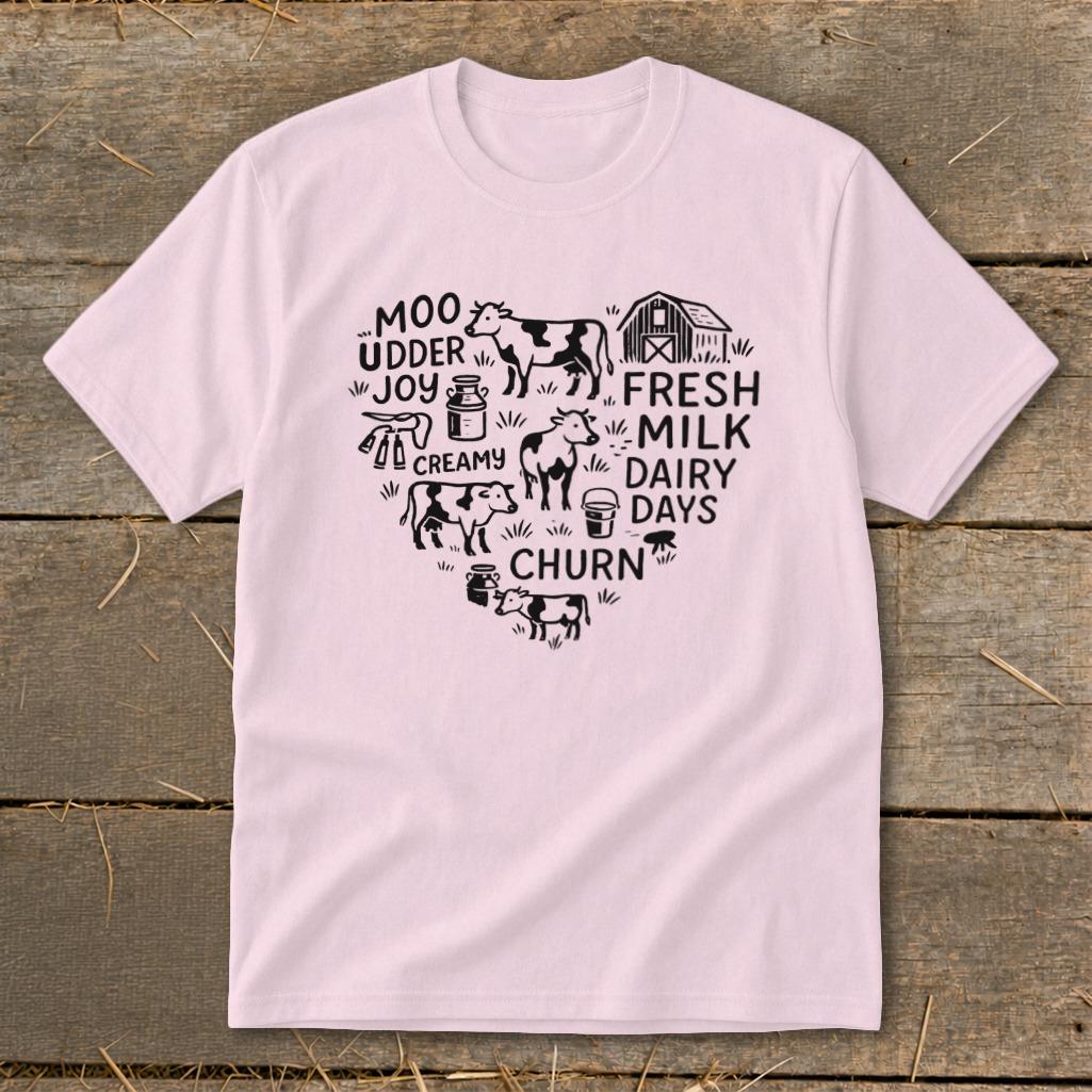 Dairy Farm Heart Youth Tee