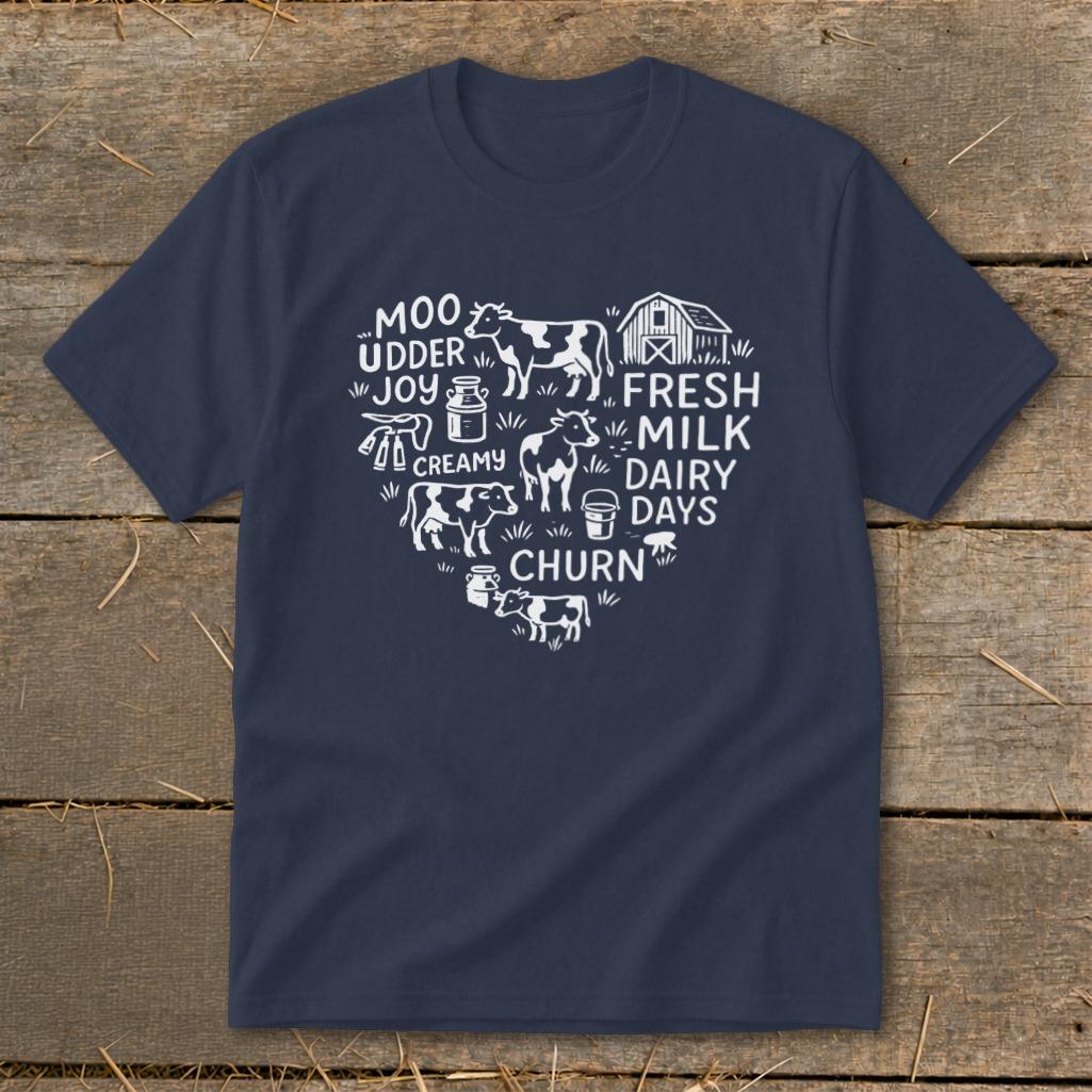Dairy Farm Heart Youth Tee