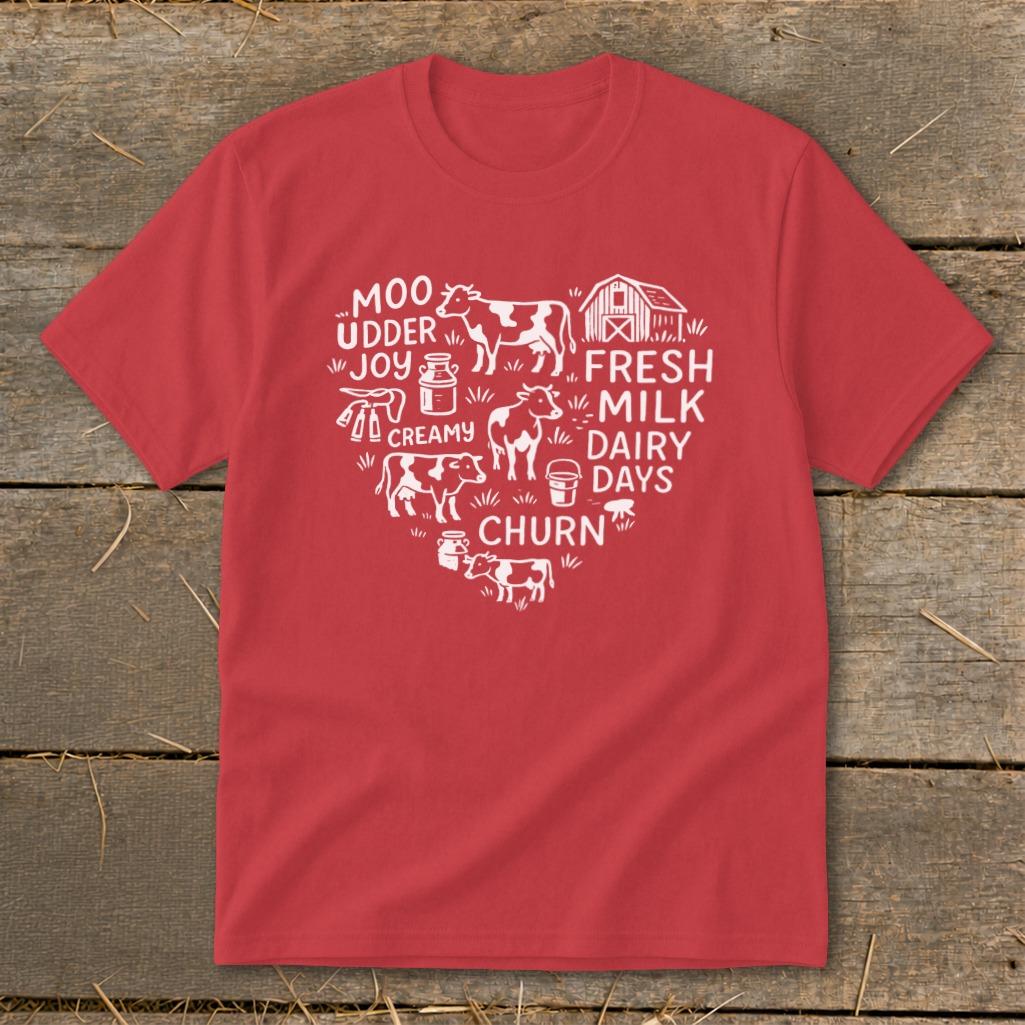 Dairy Farm Heart Youth Tee