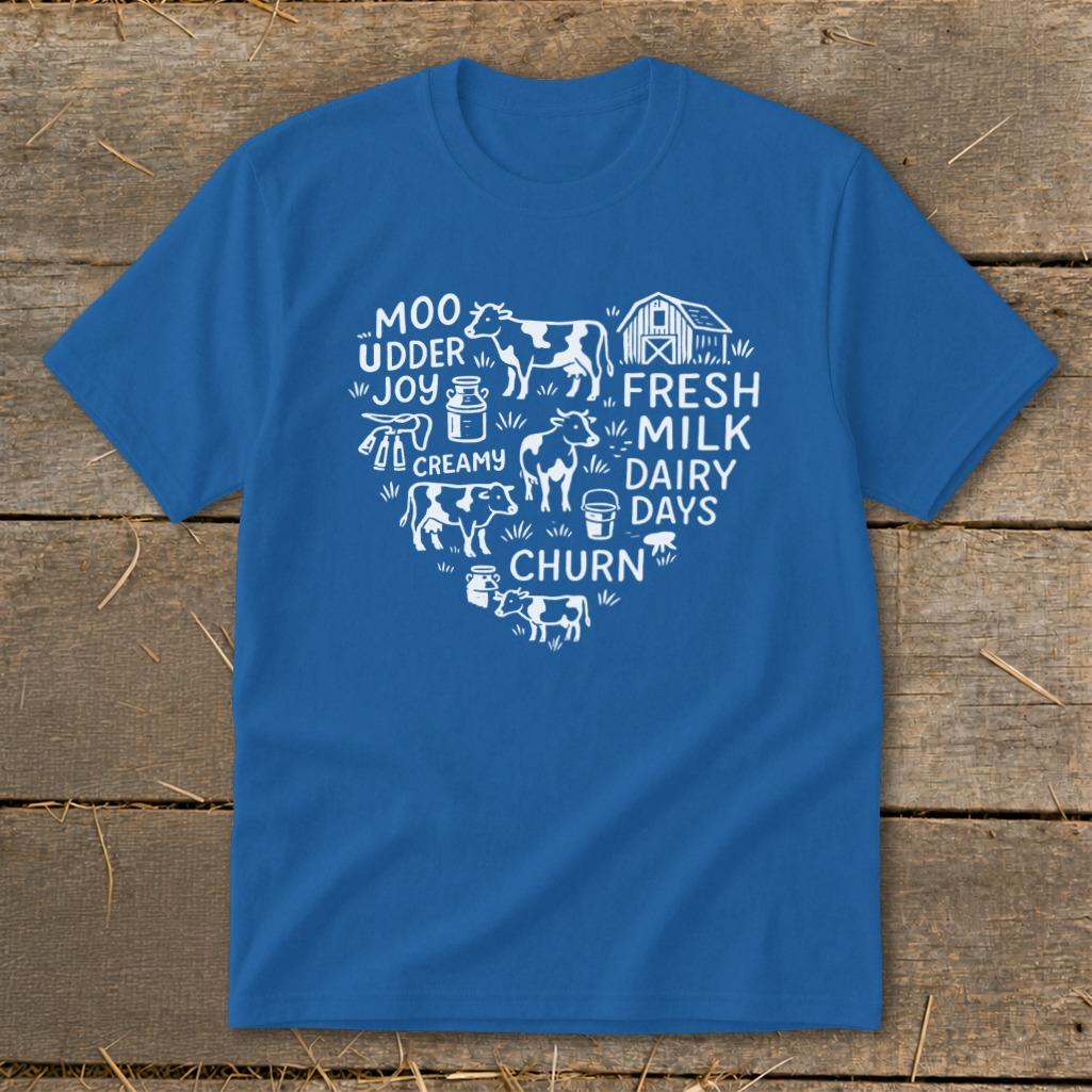 Dairy Farm Heart Youth Tee