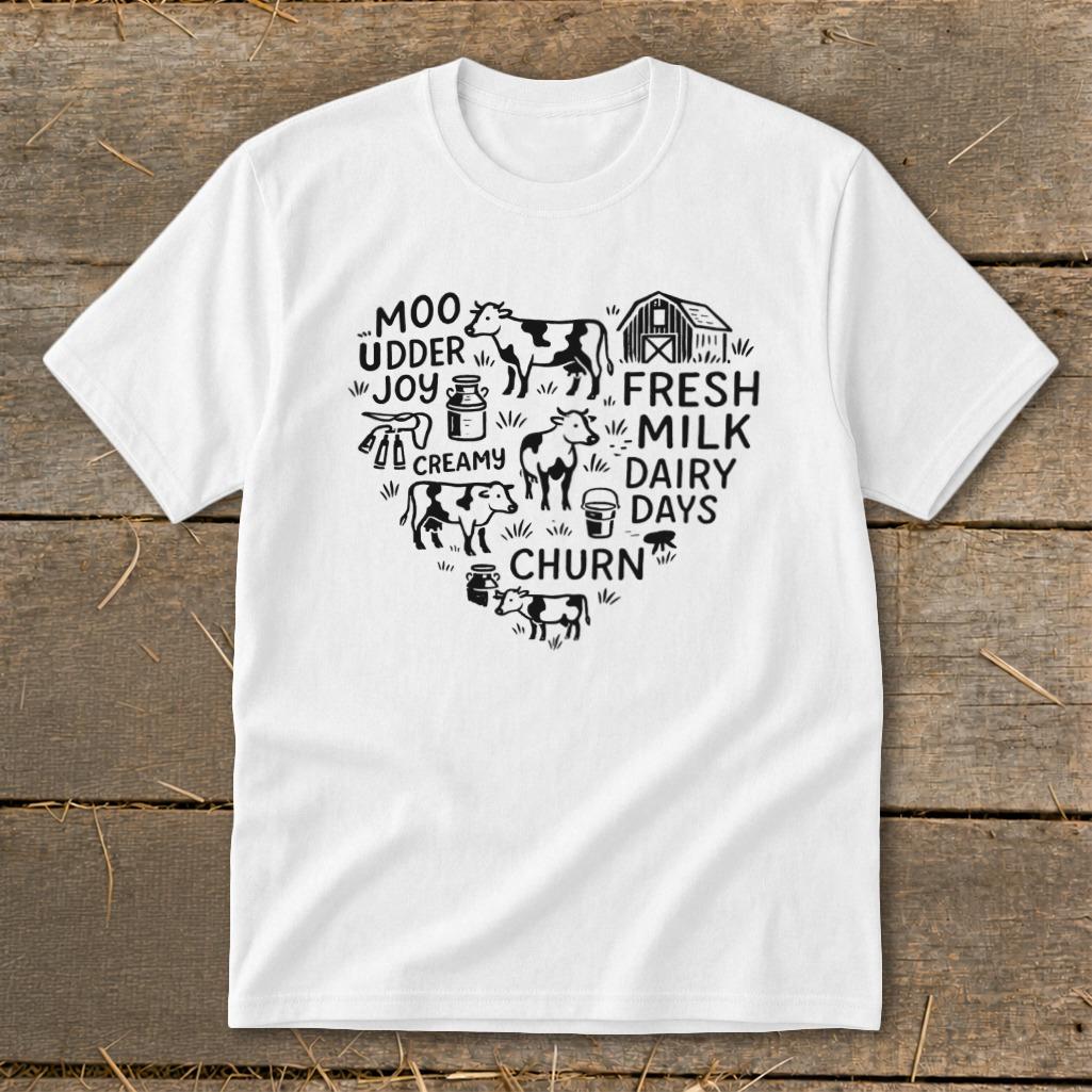Dairy Farm Heart Youth Tee