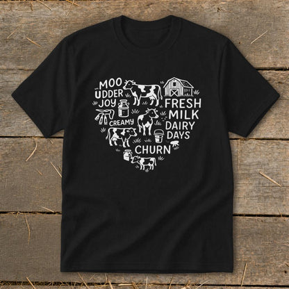 Dairy Farm Heart Youth Tee