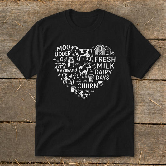 Dairy Farm Heart Youth Tee
