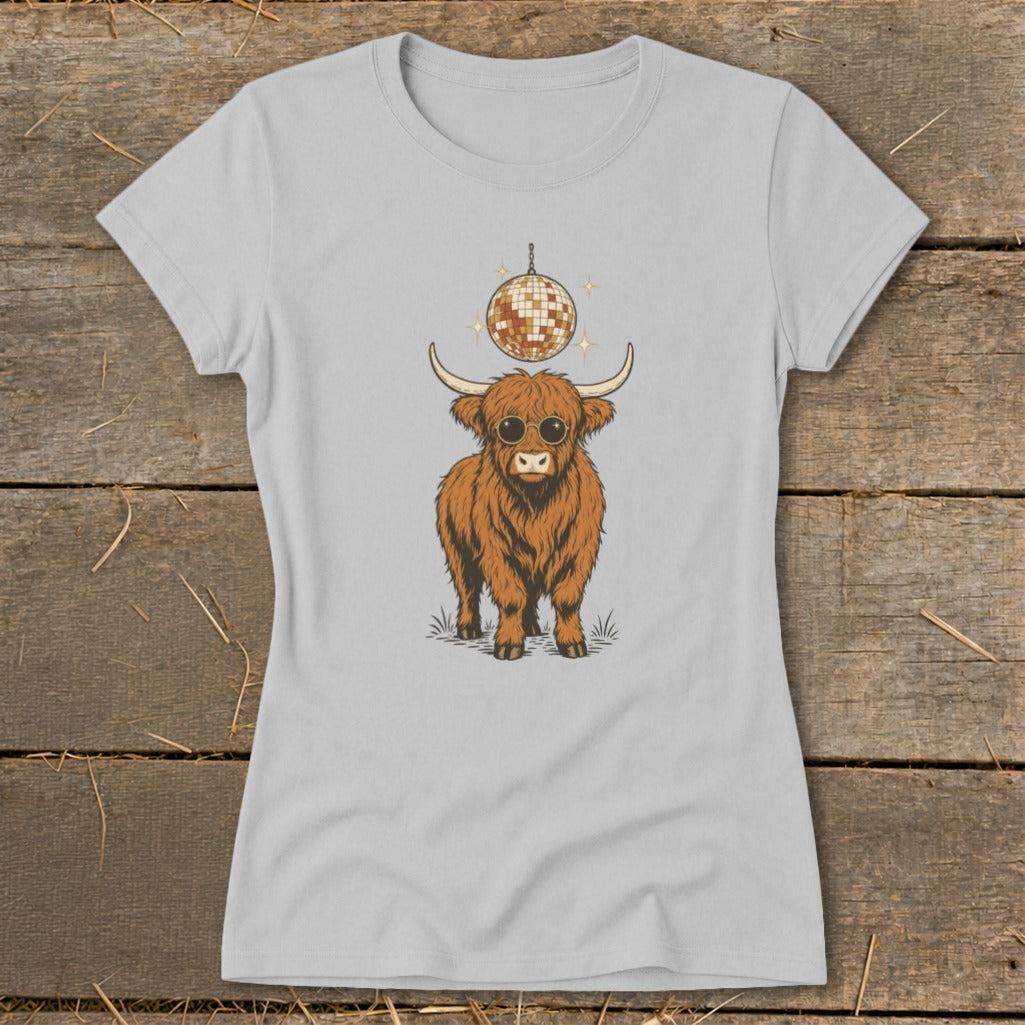 Disco Cow Ladies Tee