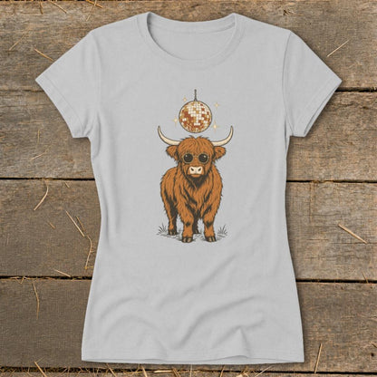 Disco Cow Ladies Tee