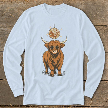 Disco Cow Long Sleeve Tee